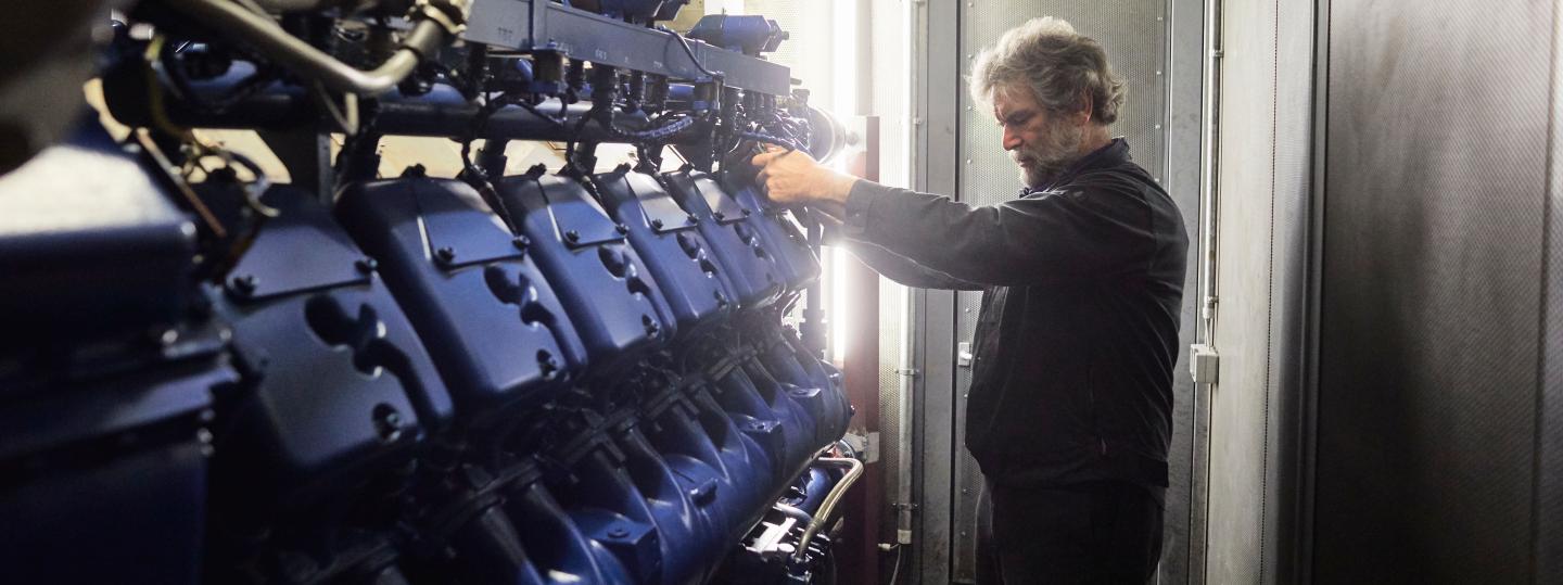 Service, Wartung, Gasmotoren